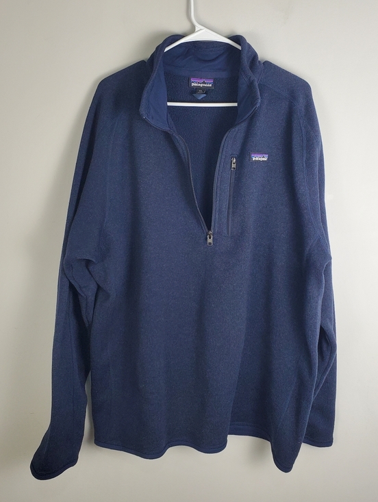 Patagonia Other - Patagonia Men’s Navy Half-Zip Fleece Pullover Sweater Size XXL